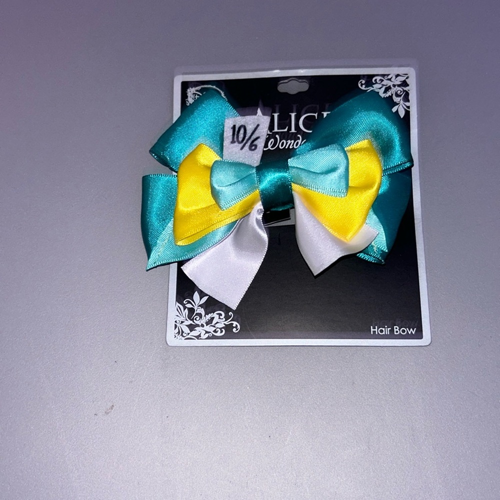 Alice in Wonderland Mad Hatter Hairbow